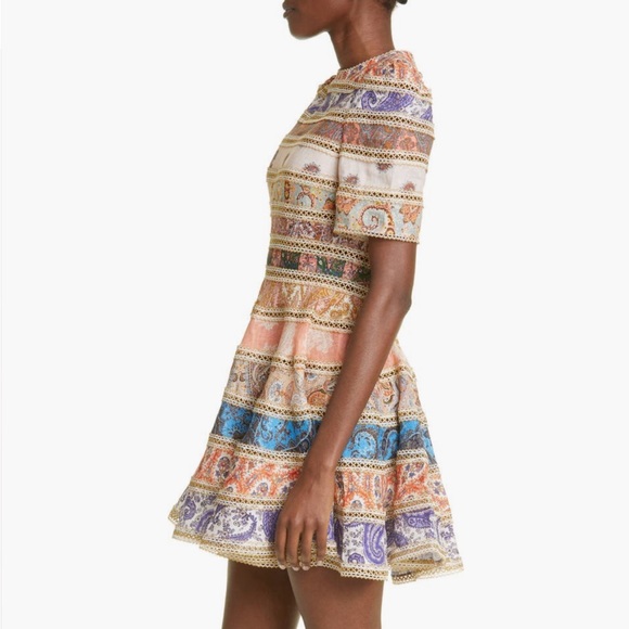 ZIMMERMAN Devi spliced mini dress - Picture 6 of 9